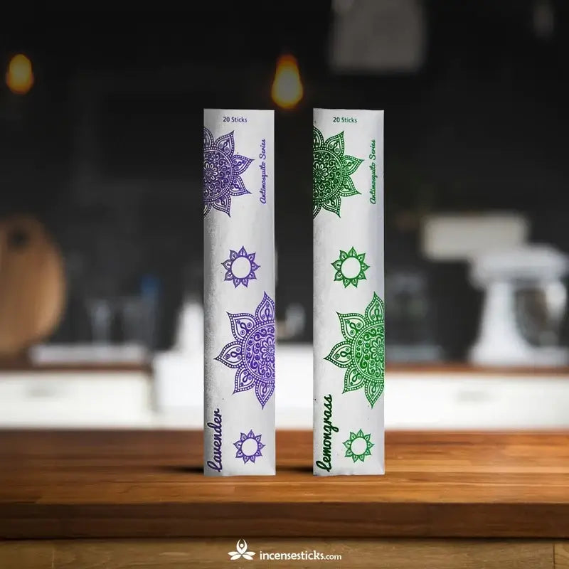 Mosquito Repellent Incense Sticks, Lavender & Lemongrass Incense