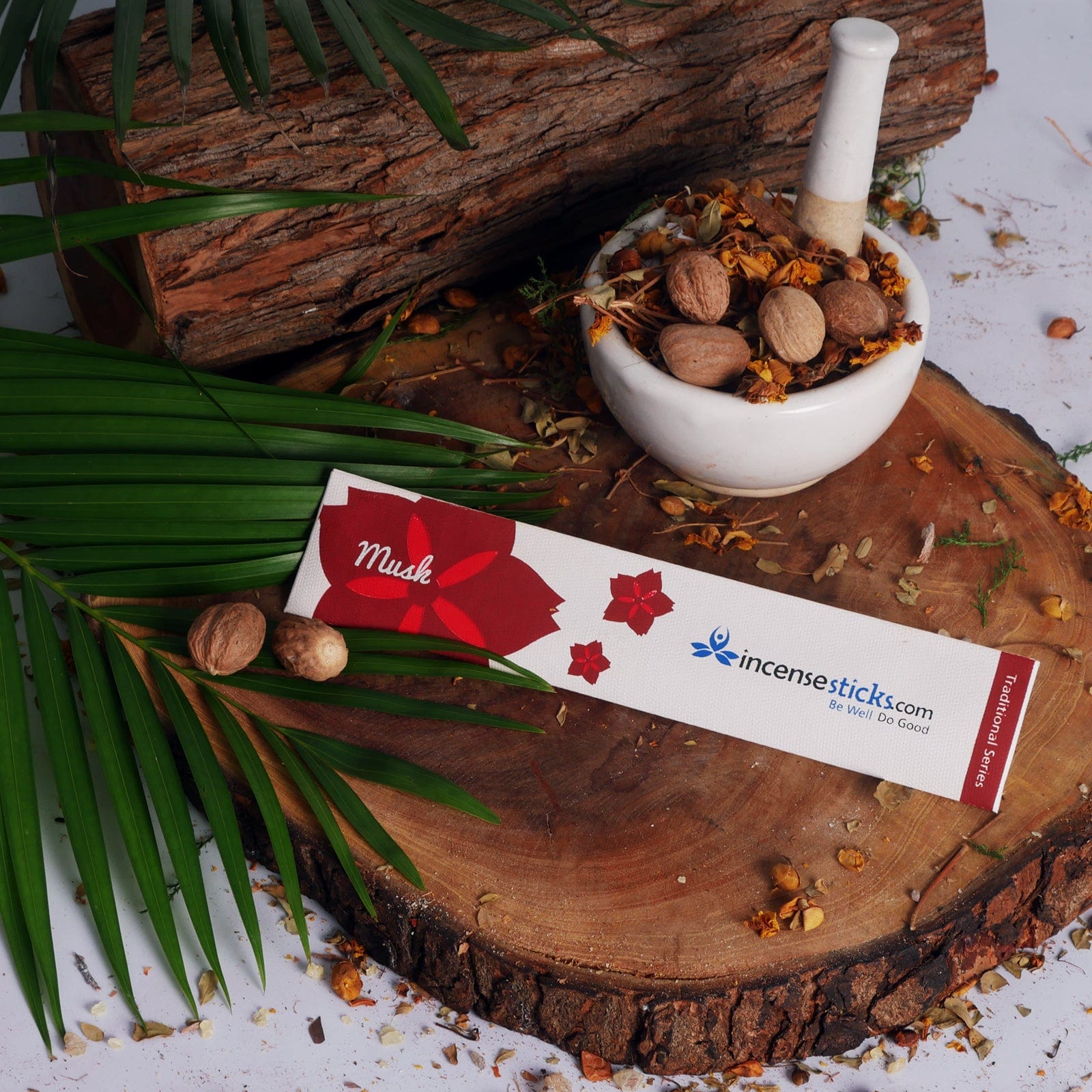 Musk Incense 8" 10 Sticks Traditional Incense