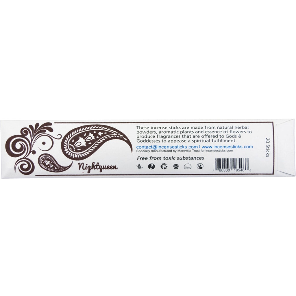 Nightqueen Incense 10" 20 Sticks Offering incense