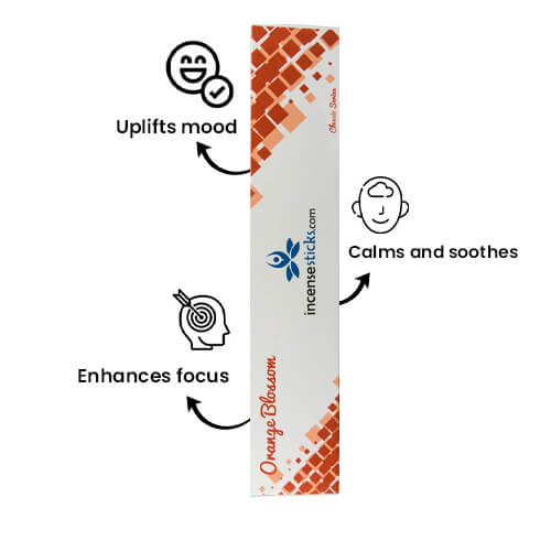 Orange Blossom Incense 10" inch 12 Sticks