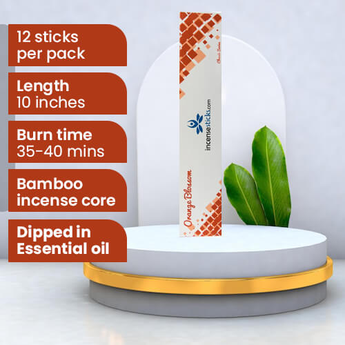 Orange Blossom Incense 10" inch 12 Sticks