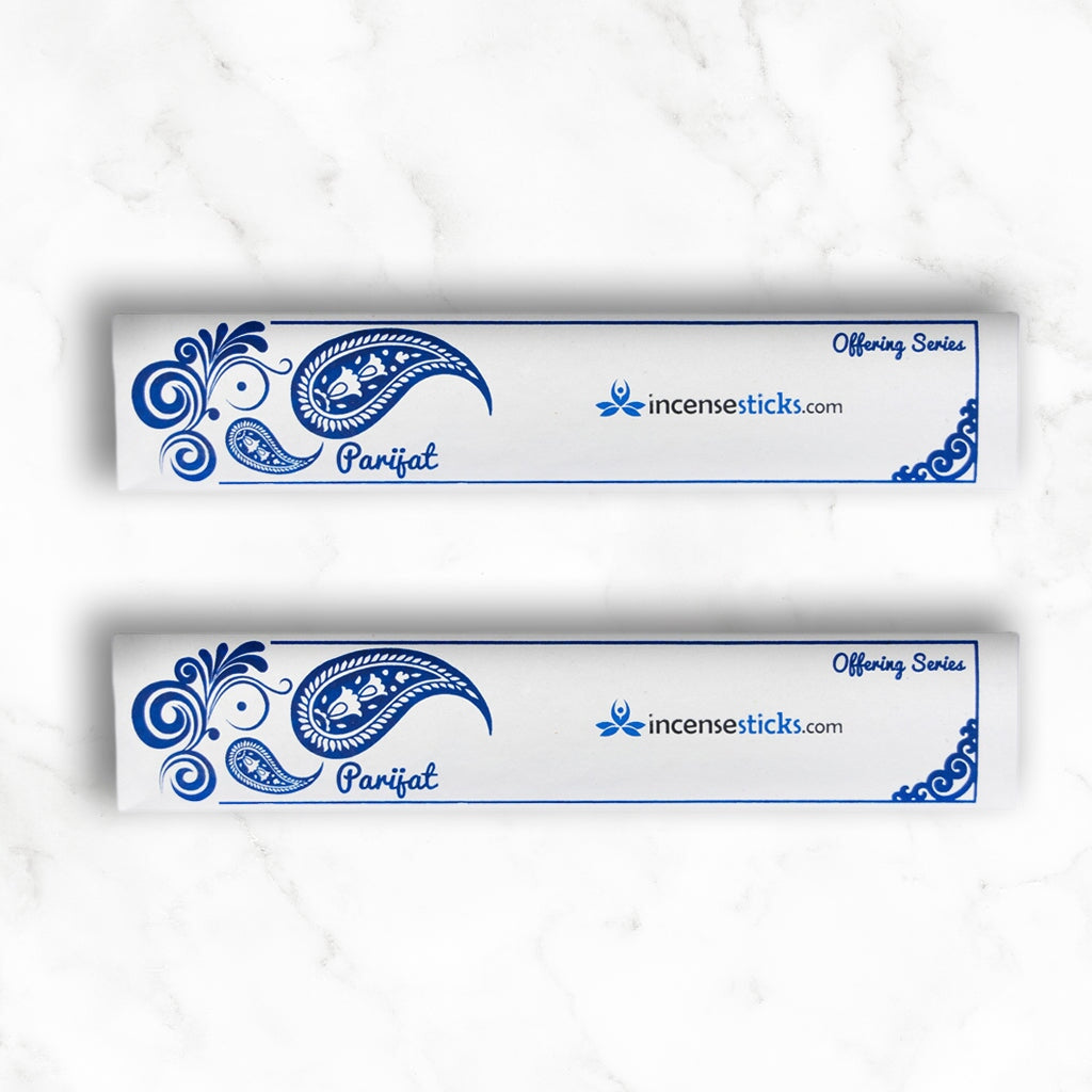 Parijat Incense 10" 20 Sticks Offering incense 2 Packs
