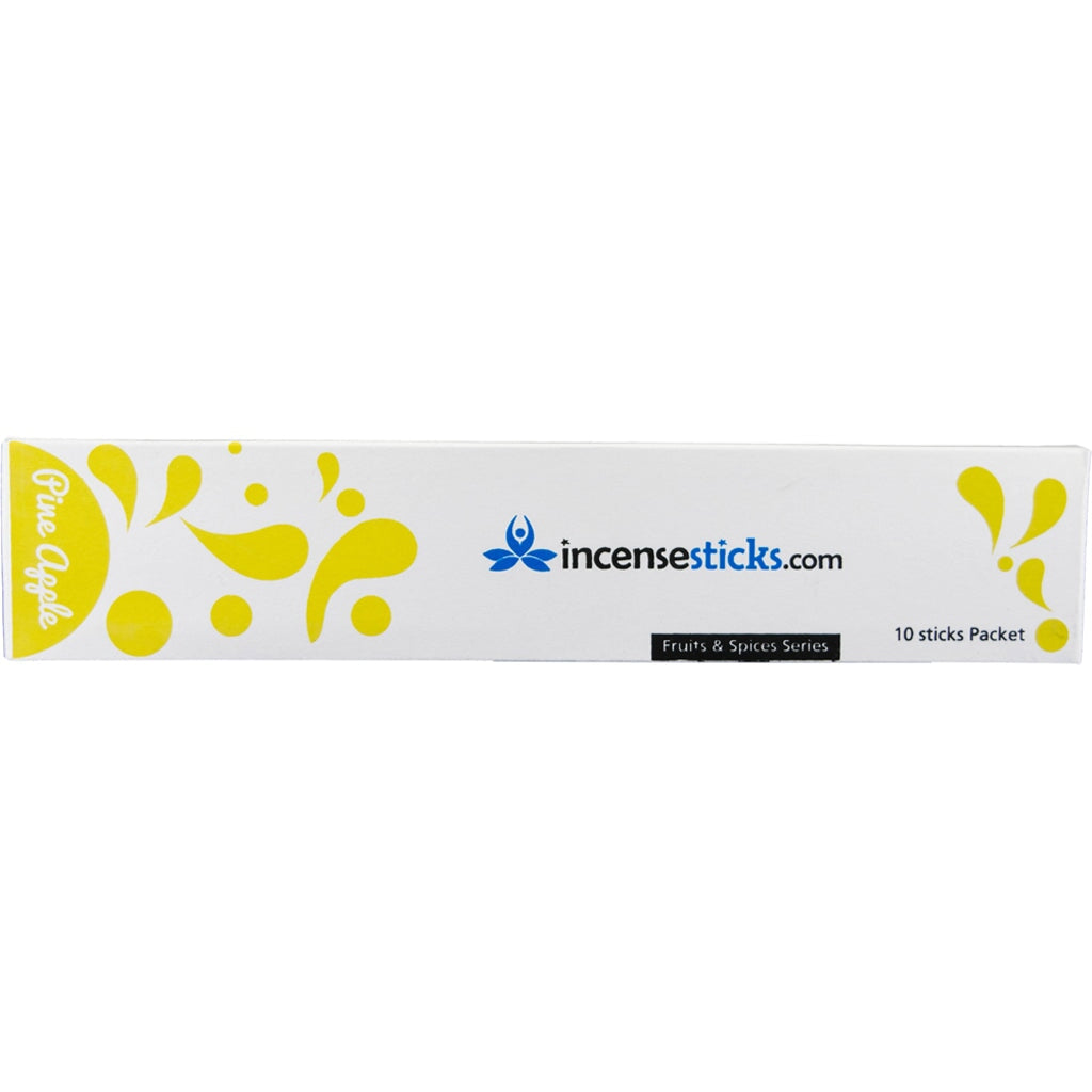 Pineapple Incense 8" inch 10 Sticks Fruits & Spices 1 Pack