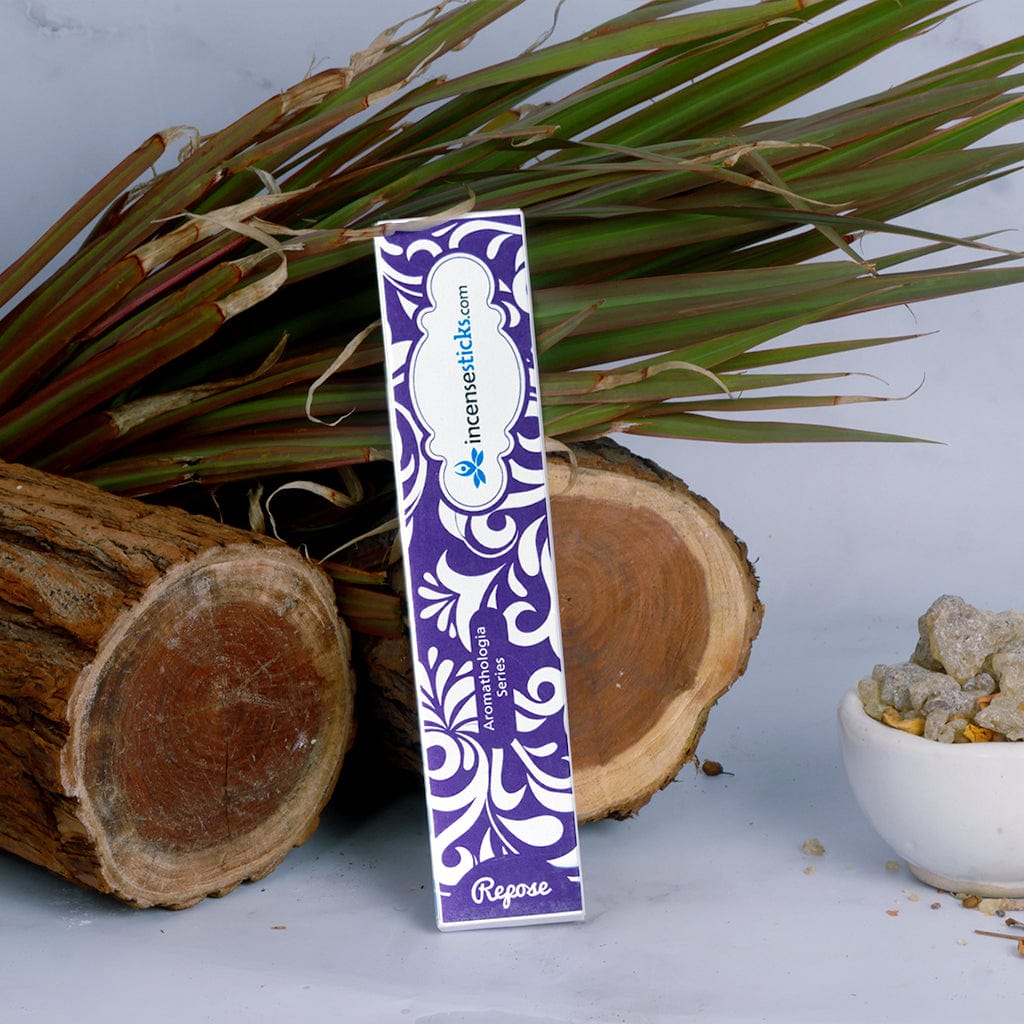 Repose Incense 8" 12 Sticks Aromatologia Incense Sticks