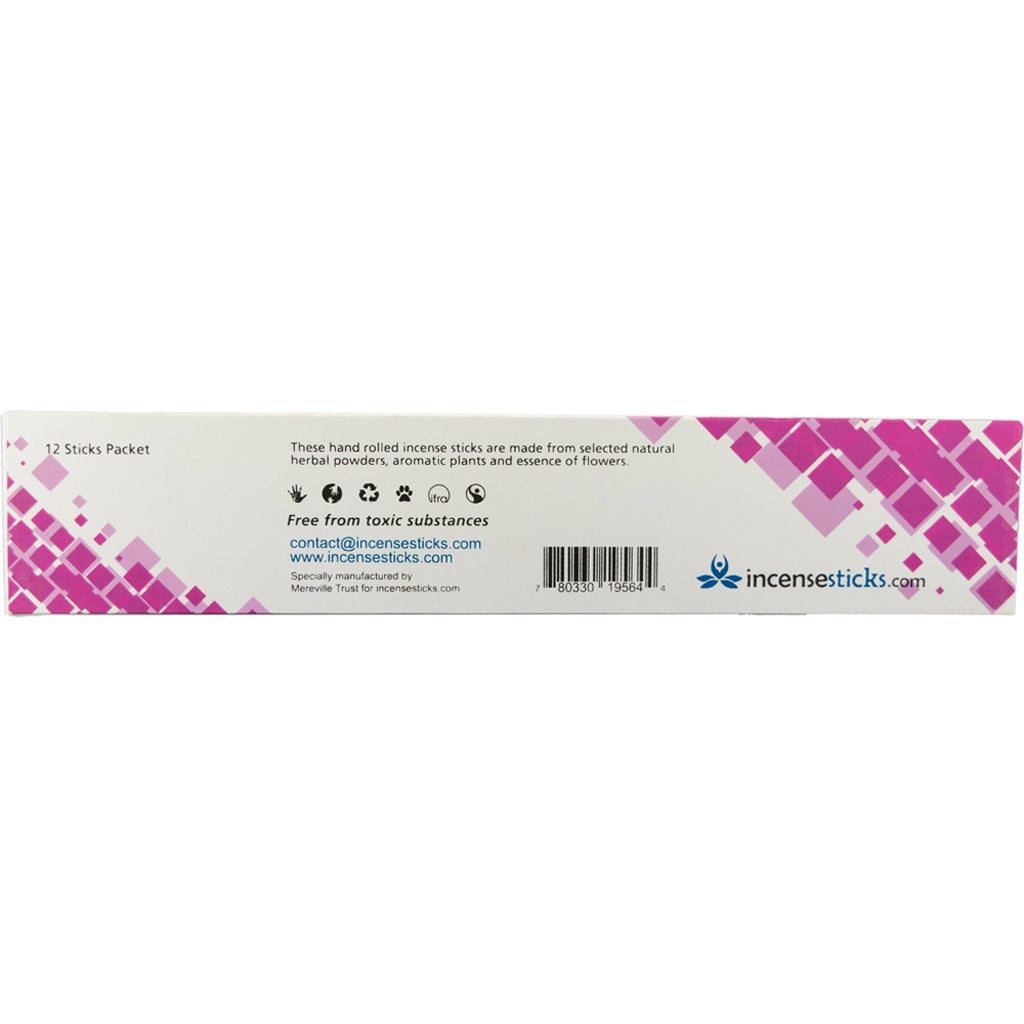 Rose Incense 10" inch 12 Sticks classic incense