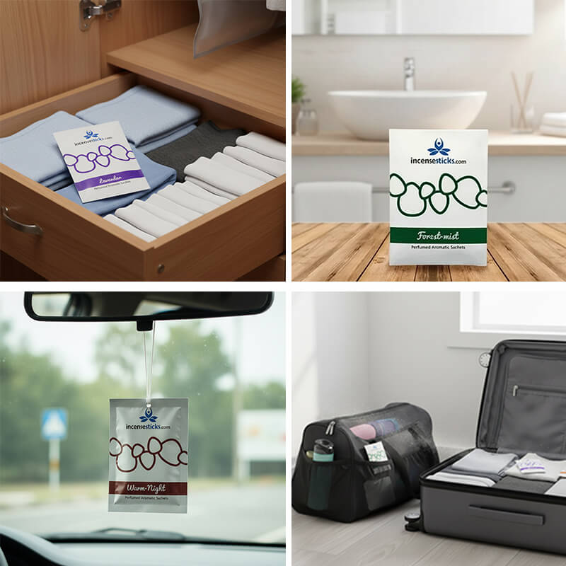 Assorted Pack Aromatic Sachet For Home Decor & Closets