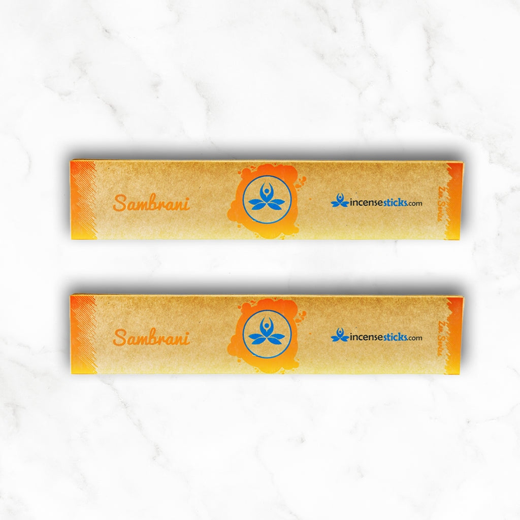 Sambrani Incense 8" inch 12 Sticks Zen Incense 2 Pack