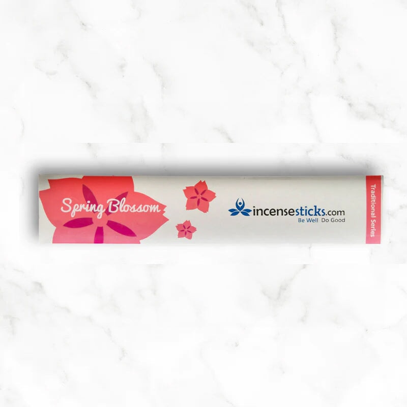 Spring Blossom Incense 8" 10 Sticks Traditional Incense 1 Pack