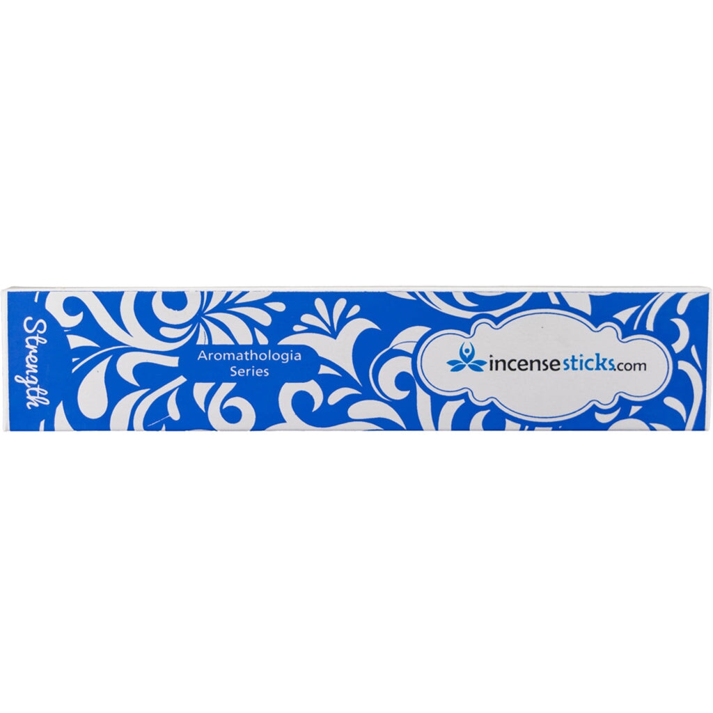 Strength Incense 8" 12 Sticks Aromatologia Incense Sticks 1 Pack 