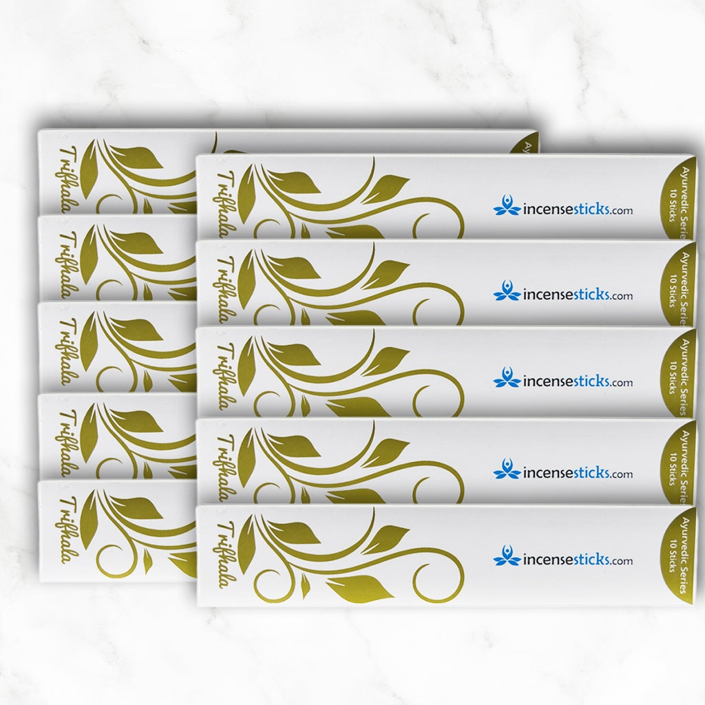 Triphala Incense 8" 10 Sticks Ayurvedic incense 10 Packs
