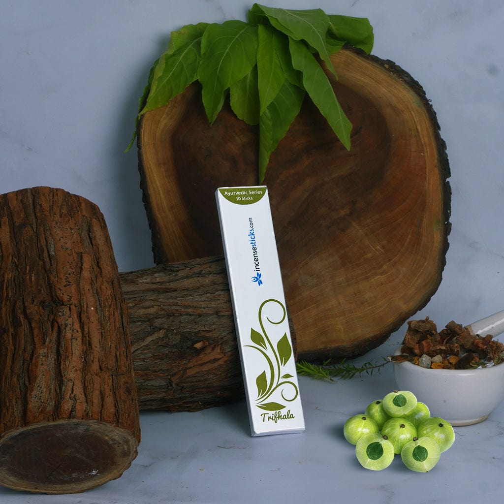 Triphala Incense 8" 10 Sticks Ayurvedic incense