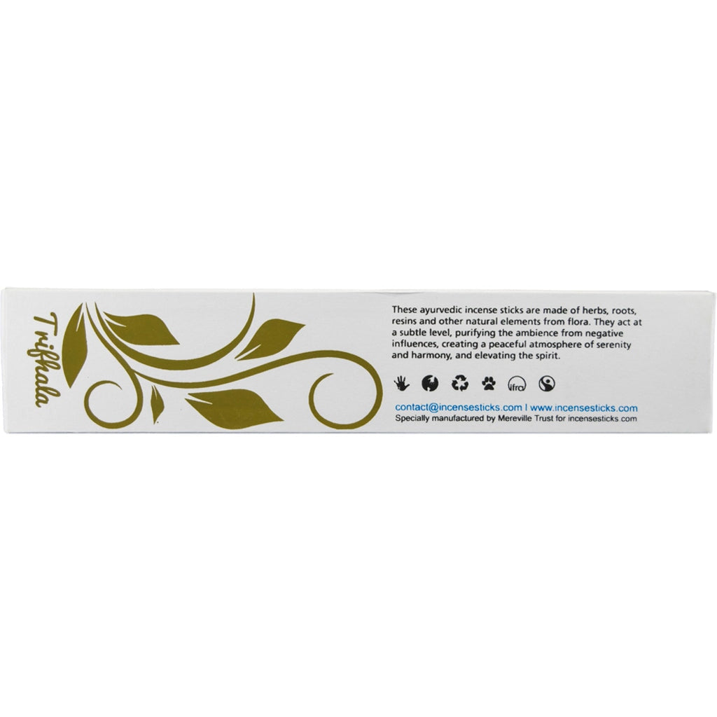 Triphala Incense 8" 10 Sticks Ayurvedic incense 