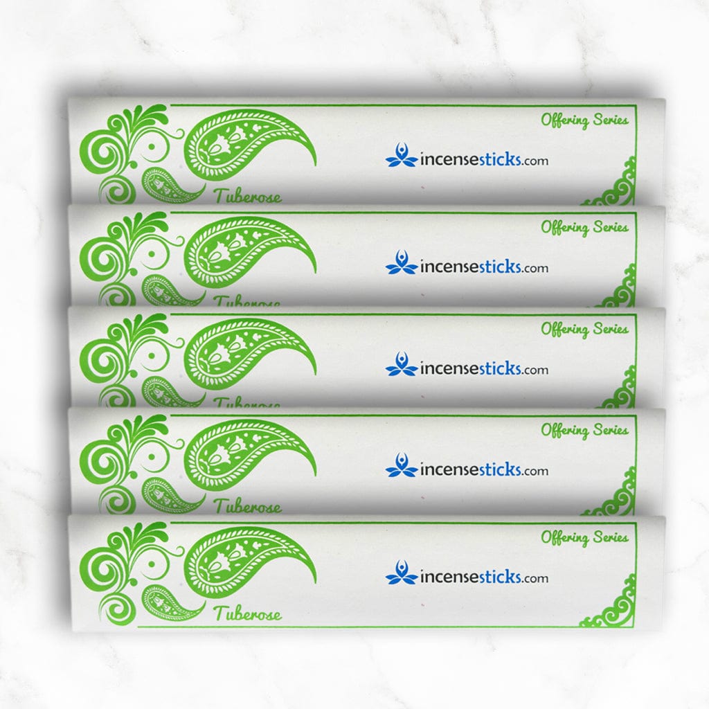 Tuberose Incense 10" 20 Sticks Offering incense 5 Packs