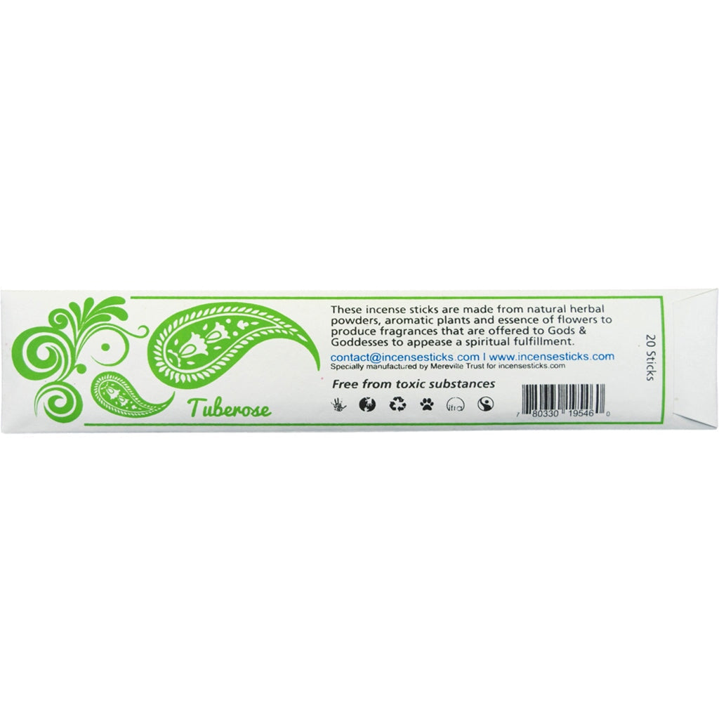 Tuberose Incense 10" 20 Sticks Offering incense