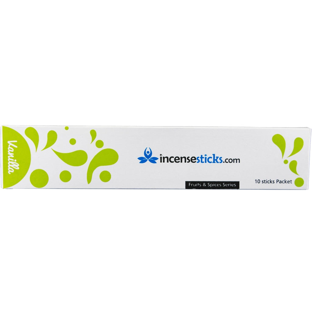 Vanilla Incense 8" inch 10 Sticks Fruits & Spices