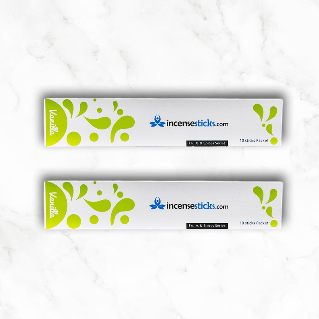 Vanilla Incense 8" inch 10 Sticks Fruits & Spices