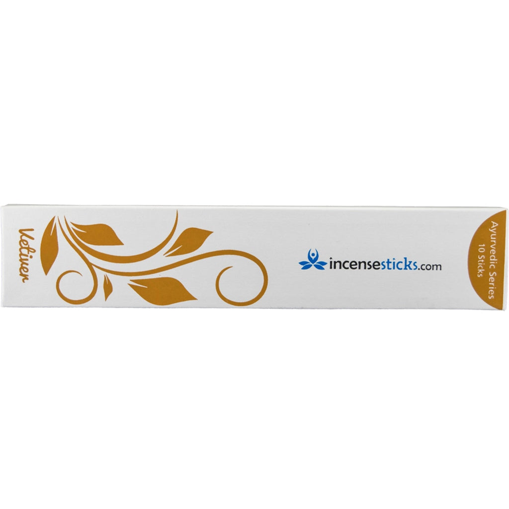 Vetiver Incense Sticks 8" 10 Ayurvedic incense