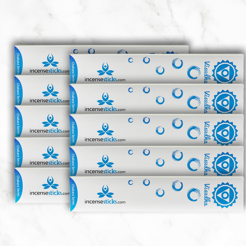 Visudha Incense 8" inch 12 Sticks Chakra incense 10 Packs