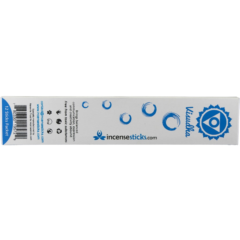 Visudha Incense 8" inch 12 Sticks Chakra incense