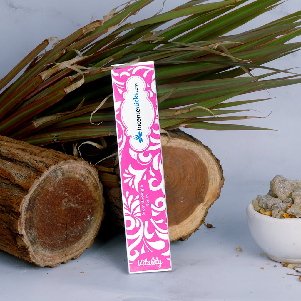 Vitality Incense 8" 12 Sticks Aromatologia Incense Sticks