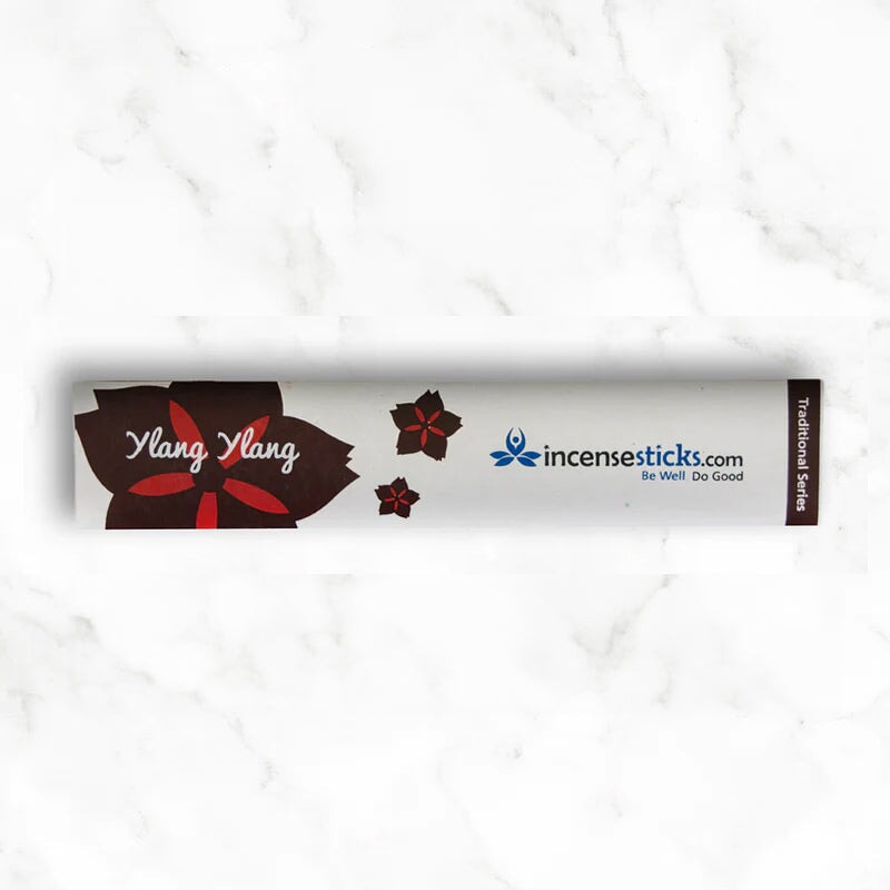 Ylang Ylang Incense 8" 10 Sticks Traditional Incense 1 Pack