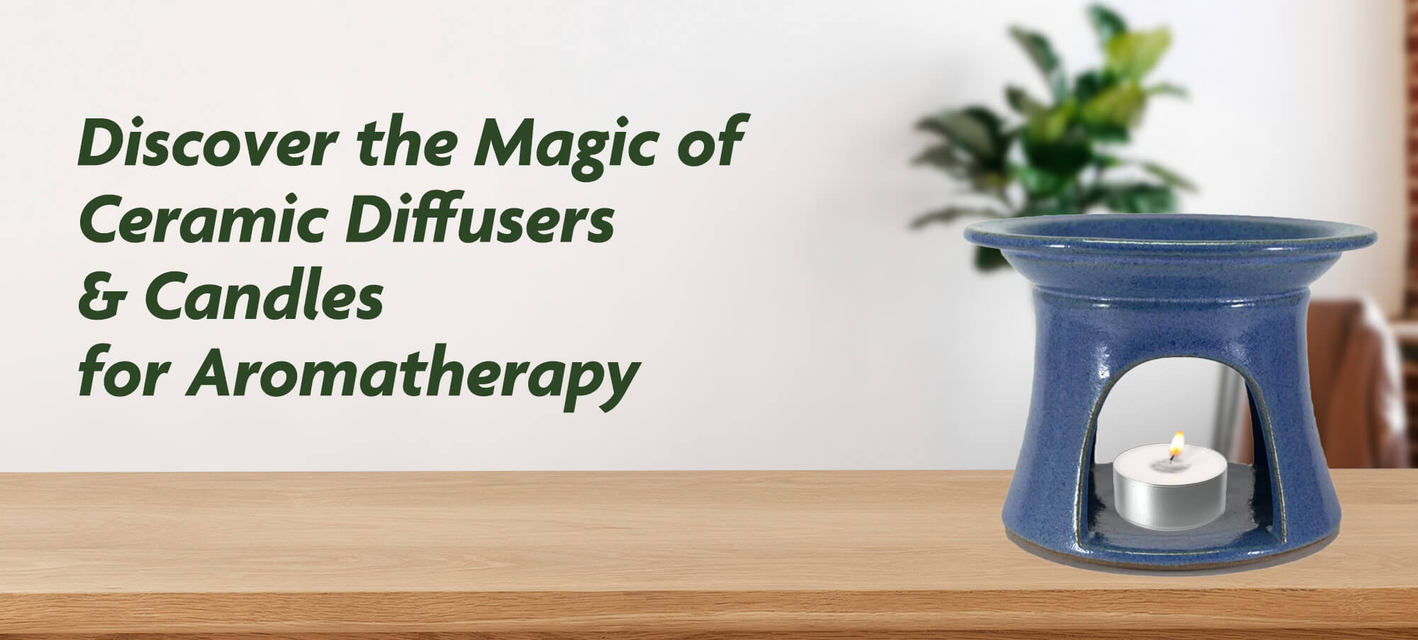 Discover Ceramic Diffusers & Candles for Aromatherapy