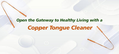 Antimicrobial Copper Tongue Scraper for oral hygiene