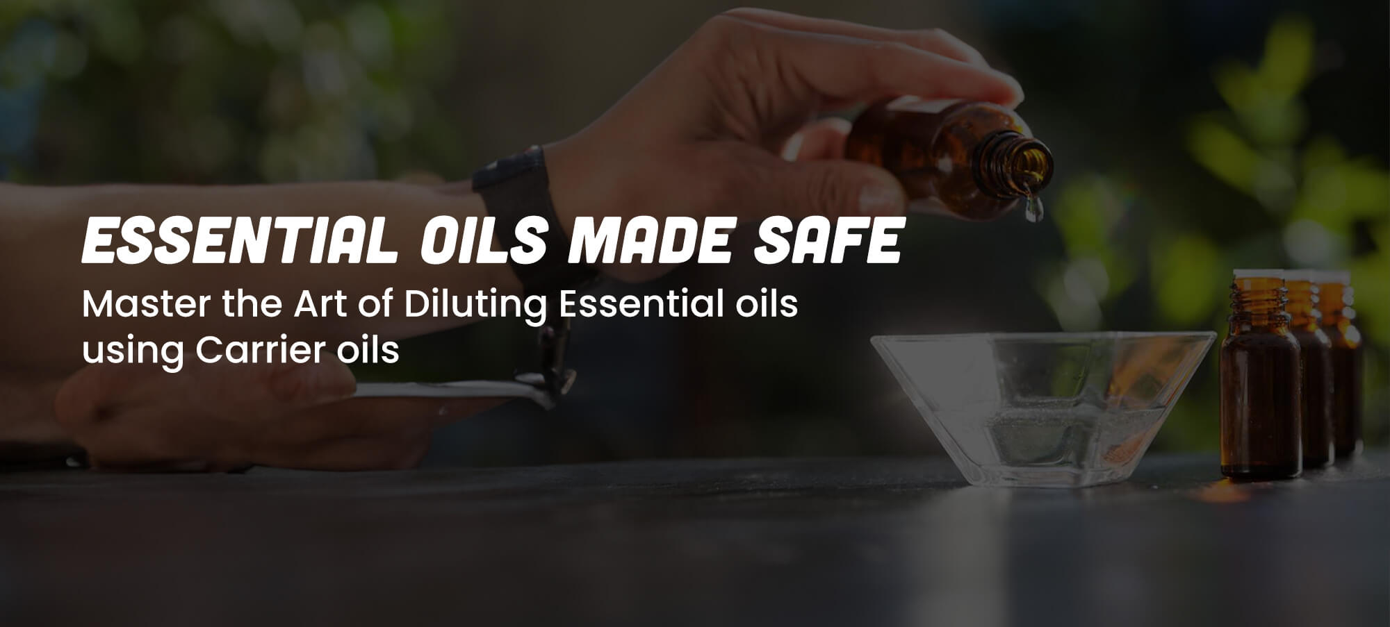 Carrier oils for essential oils