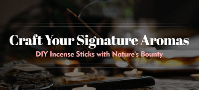 How to make your own incense sticks using natural ingredients and essential oils