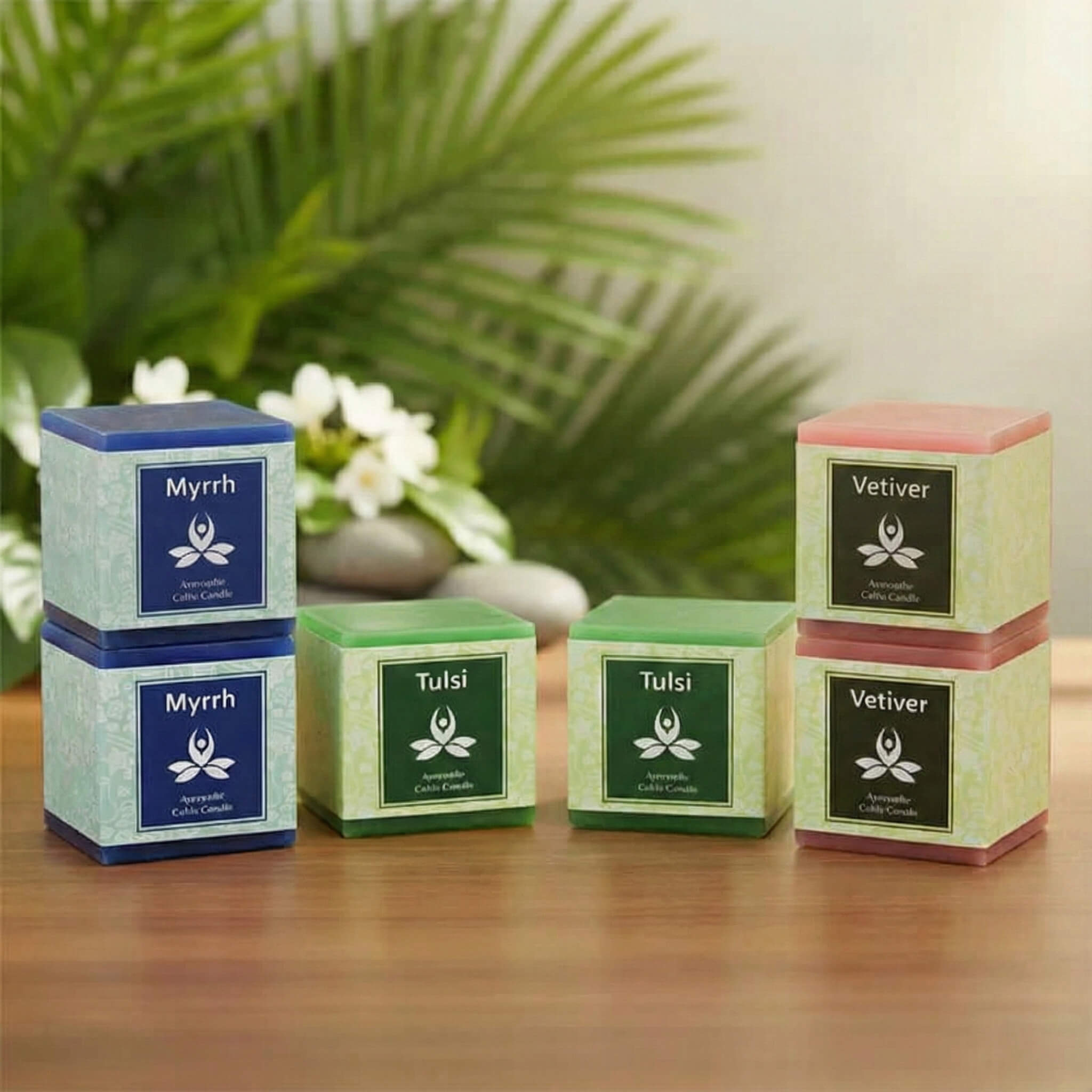 Ayurvedic Candles Set - Pack Of 6 Assorted Candles