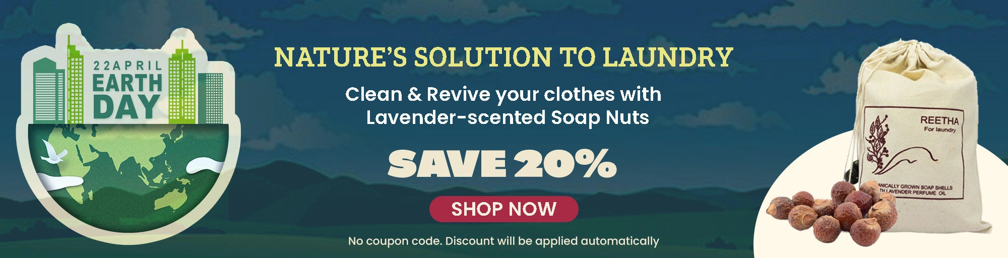 Save 20% to Revive Your Clothes With Lavender Scented Soapnuts