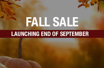 Fall Sale 2025 - Coming Soon