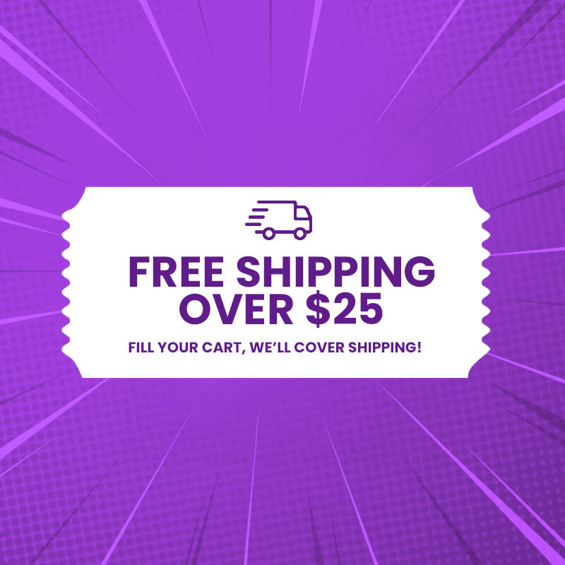 Free Shipping Over $25