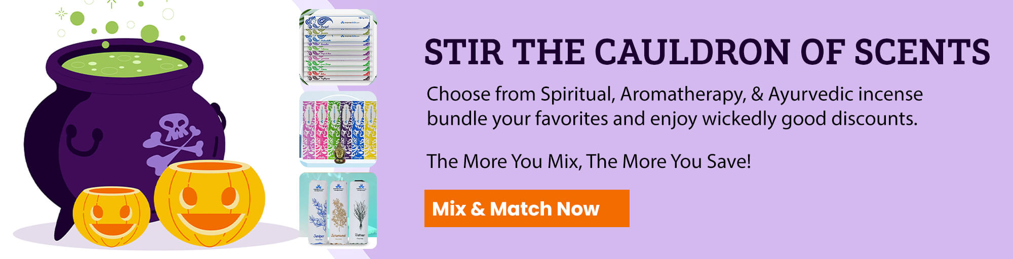 Halloween 2025 Incense Mix And Match Offer by Incensesticks