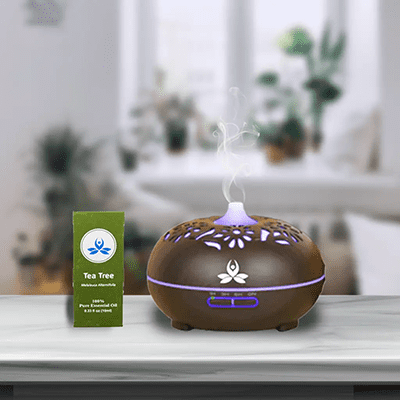 Best Gift Combo - Diffuser With Tea Tree Essential Oil 