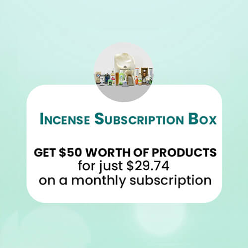 Subscribe & Save – Get $50 Worth of Incense for Just $29.74/Month