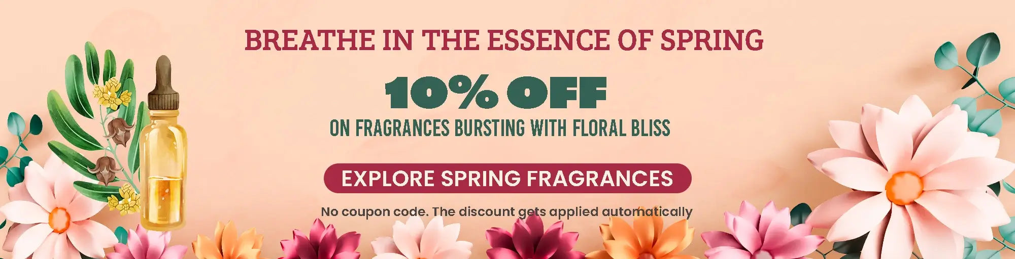 Enjoy the Essence of Spring Fragrances with 10% off on Floral Scents