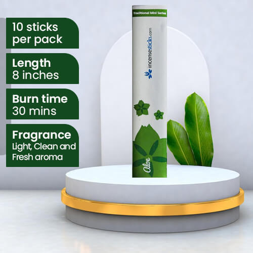 Aloe Incense 8" 10 Sticks