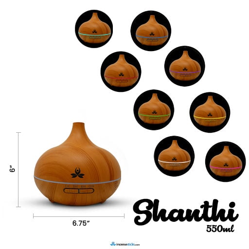 Essential Oil Diffuser For Home Or Office (Shanthi) Electronic Diffuser 