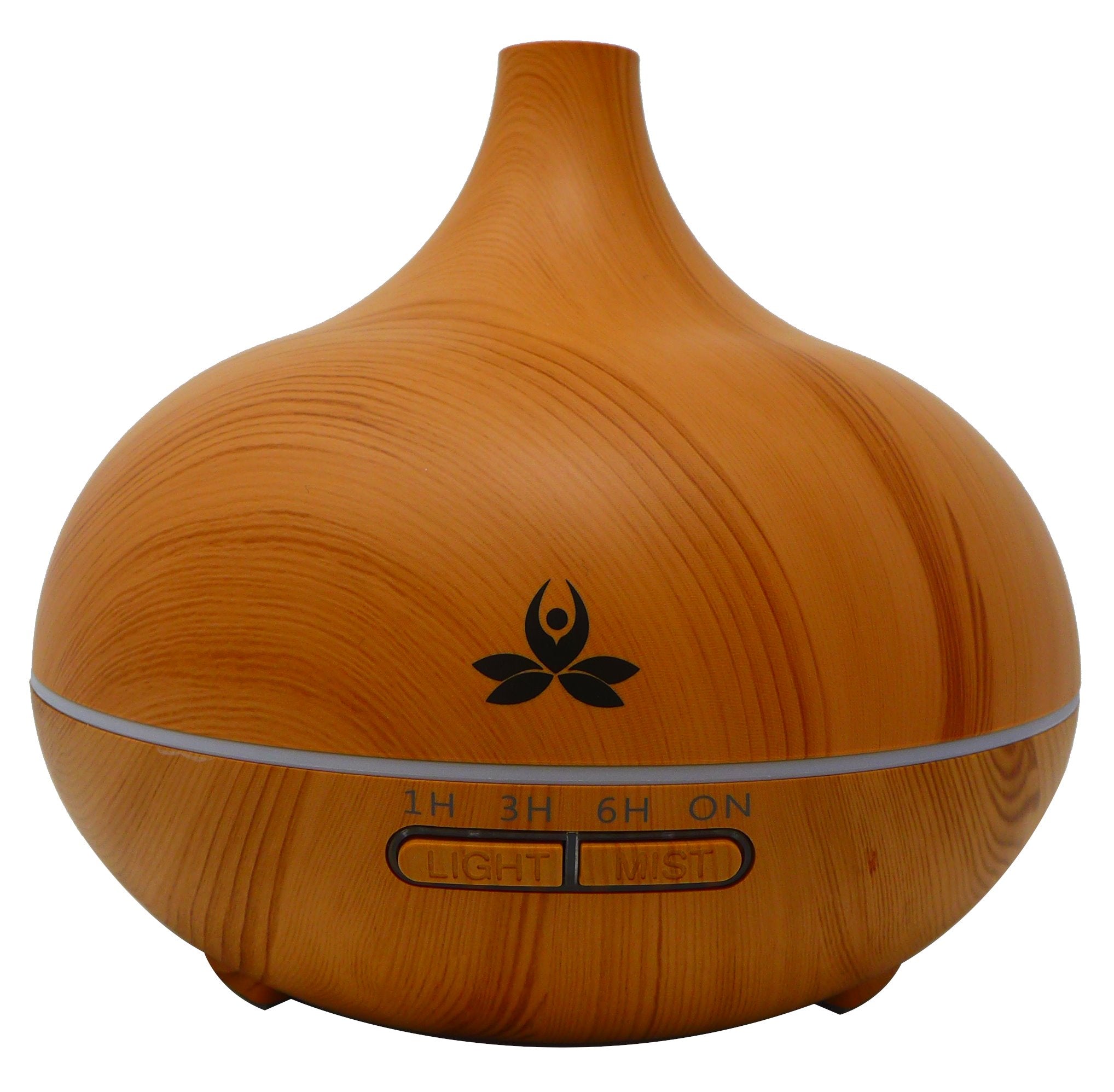 Essential Oil Diffuser For Home Or Office (Shanthi) Electronic Diffuser Light brown 