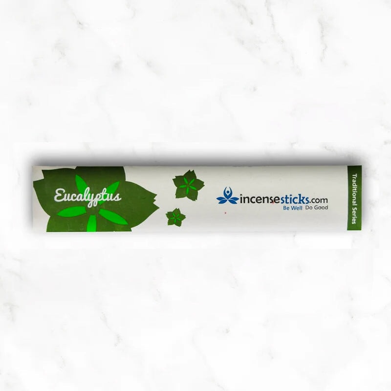 Eucalyptus Incense 4.5" 10 Sticks Mini Traditional 1 Pack 
