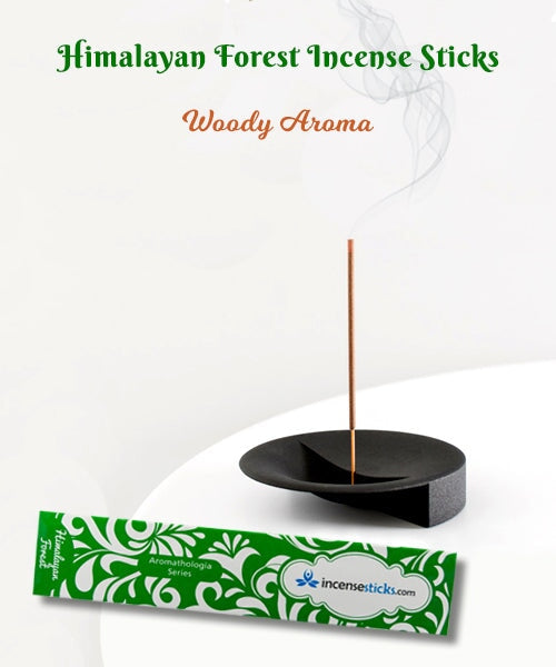 Himalayan Forest Incense 8" 12 Sticks Aromatologia Incense Sticks 