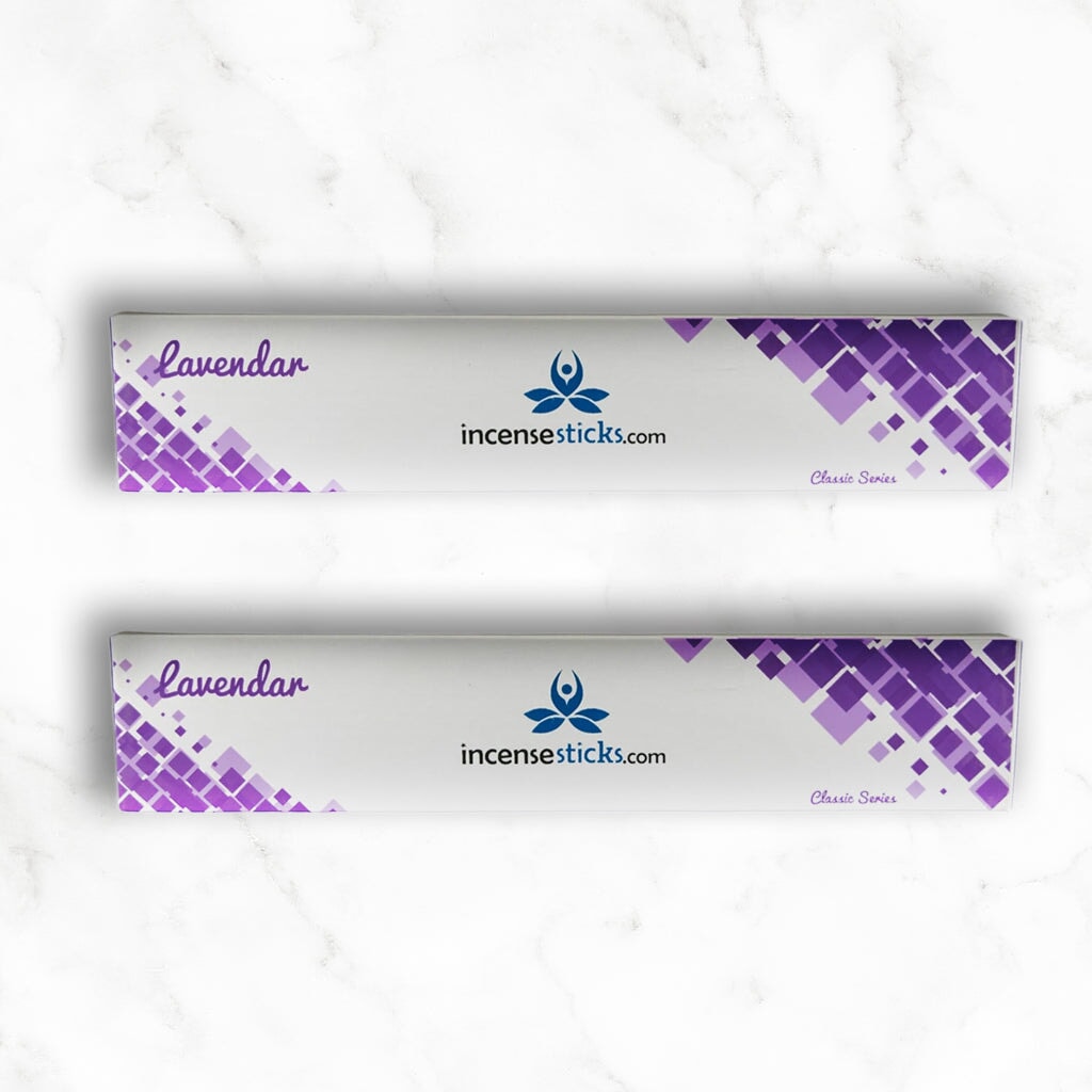 Lavender Incense 10" inch 12 Sticks classic incense 2 Packs 