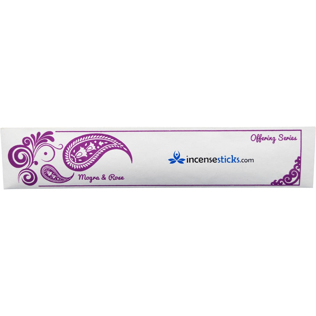 Mogra & Rose Incense 10" 20 Sticks Offering incense 1 Pack 