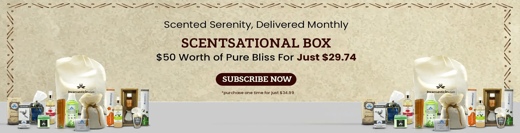 Enroll for Monthly Subscription With Our Scentsational Box