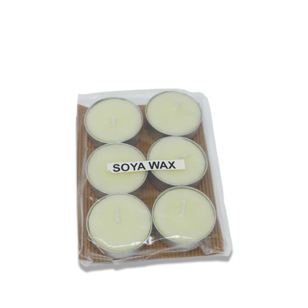 Soy Wax Tea light Candles ( 6 in 1 Pack ) Tea Light Candles 