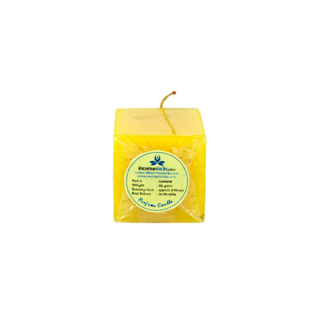 Square Candle 40 gram perfumed candles Jasmine 