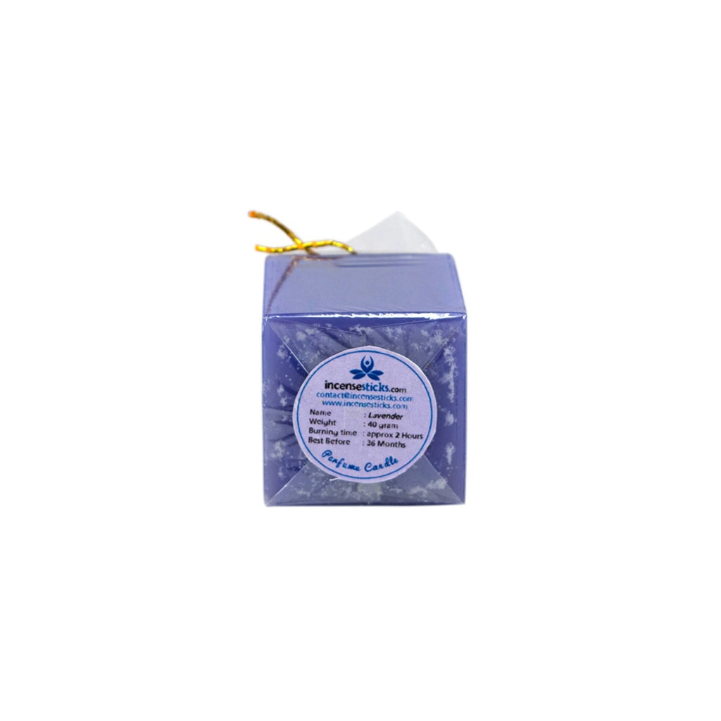 Square Candle 40 gram perfumed candles Lavender 