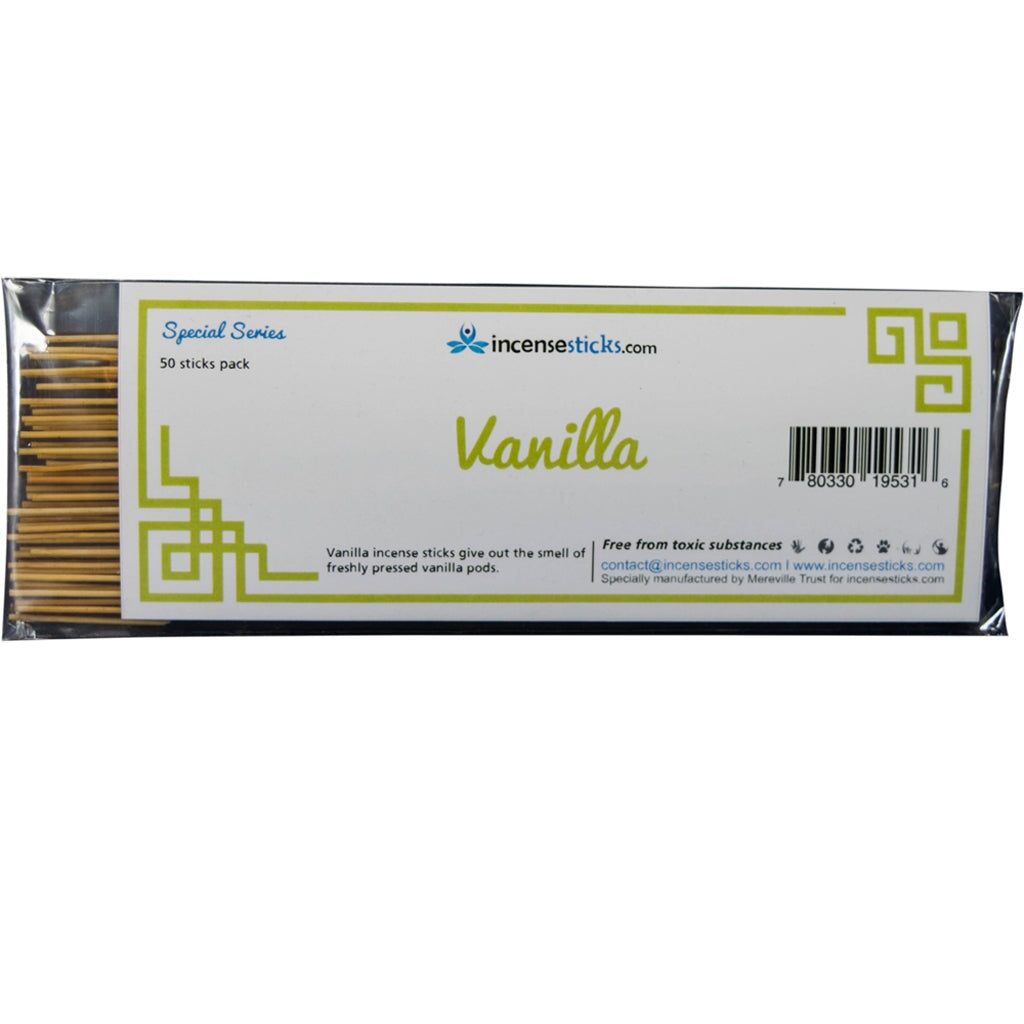 Vanilla Incense 8" 50 Sticks Special Incense 